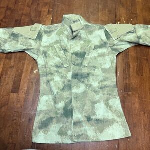 TRU-SPEC Tactical Response Shirt Mens XS Long Green Camo A-TACS AU Ripstop Coat